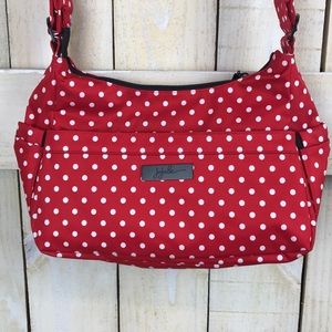 Jujube hobobe red Minnie polka dot diaper bag